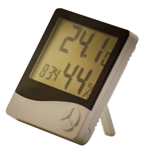 Hygrometer hygro en temperatuurmeter